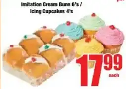 Boxer Imitation Cream Buns/ Icing Cupcakes offer
