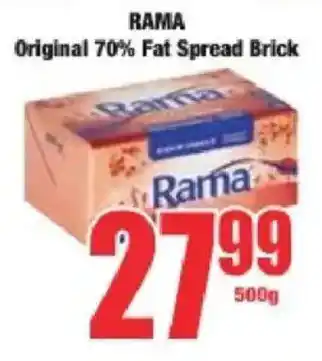 Boxer Rama Original 70% Fat Spread Brick offer