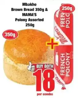 Boxer Mbakho Brown Bread & Mama's Polony Assorted offer