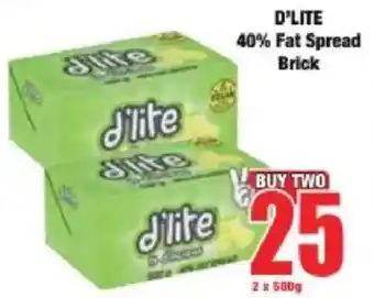 Boxer D'lite 40% Fat Spread Brick offer