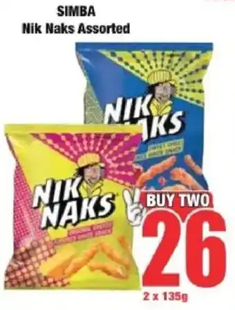 Boxer Simba Nik Naks Assorted offer