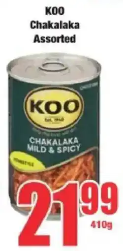 Boxer Koo Chakalaka Assorted offer