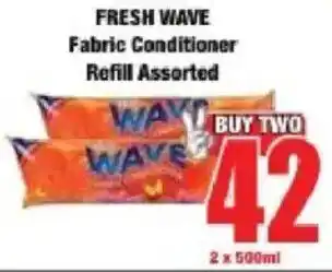 Boxer Fresh Wave Fabric Conditioner Refill Assorted offer