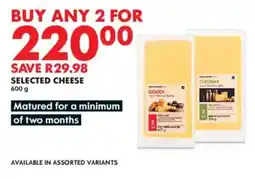 Woolworths Selected Cheese offer