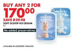 Woolworths Soft scoop ice cream offer