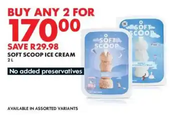 Woolworths Soft scoop ice cream offer