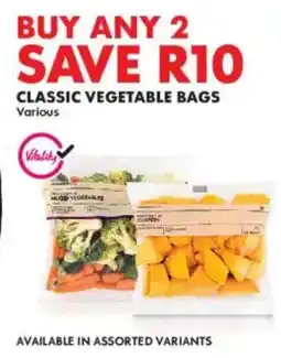 Woolworths Classic vegetable bags offer