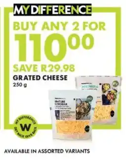 Woolworths Grated Cheese offer