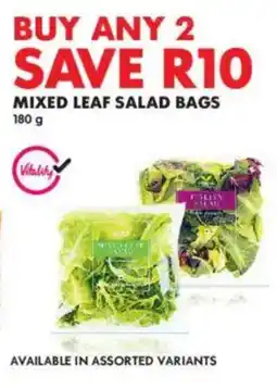Woolworths Mixed leaf salad bags offer
