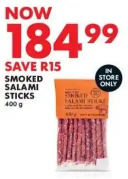 Woolworths Smoked salami sticks offer