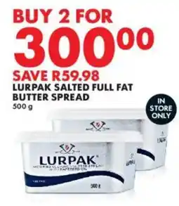 Woolworths Lurpak salted full fat butter spread offer