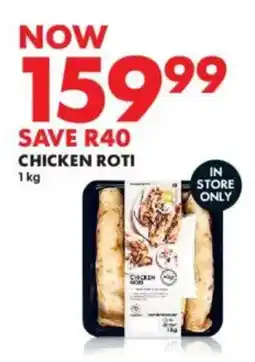 Woolworths Chicken Roti offer