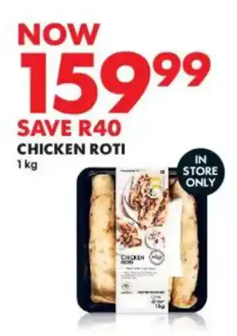 Woolworths Chicken Roti offer