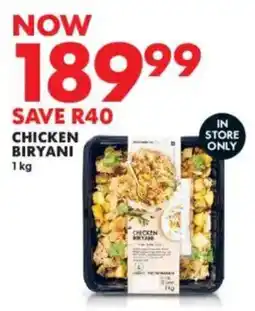 Woolworths Chicken Biryani offer