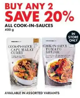 Woolworths All cook-in-sauces offer