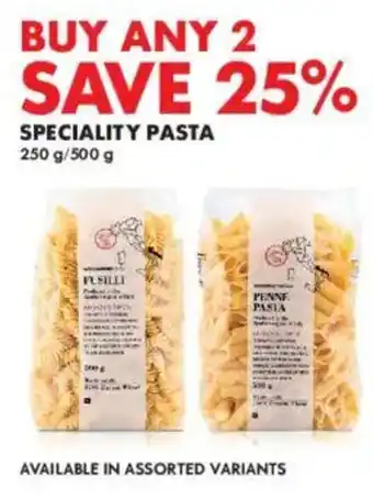 Woolworths Speciality pasta offer