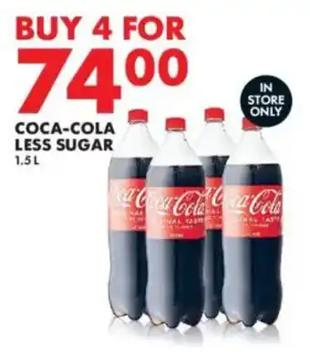 Woolworths Coca-cola less sugar offer