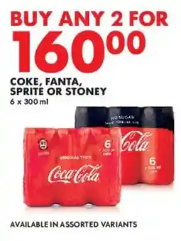 Woolworths Coke, fanta, sprite or stoney offer
