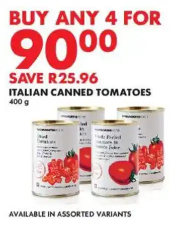 Woolworths Italian canned tomatoes offer