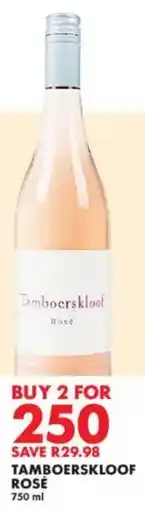 Woolworths Tamboerskloof Rose offer