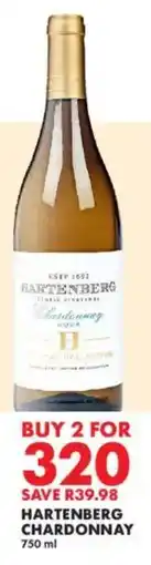 Woolworths Hartenberg Chardonnay offer