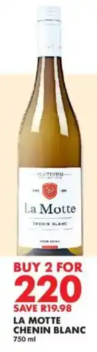 Woolworths La motte chenin blanc offer