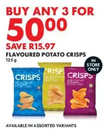 Woolworths Flavoured potato crisps offer