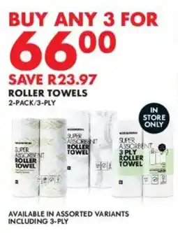 Woolworths Roller Towels offer