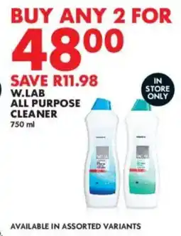 Woolworths W.lab all purpose cleaner offer