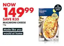 Woolworths Macaroni Cheese offer