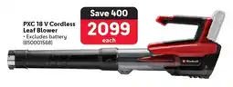 Makro Einhell PXC 18 V Cordless Leaf Blower offer