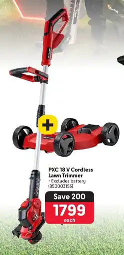 Makro Einhell PXC 18 V Cordless Lawn Trimmer offer
