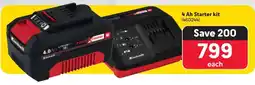 Makro Einhell 4 Ah Starter kit offer
