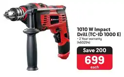 Makro Einhell 1010 W Impact Drill offer