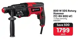Makro Einhell 800 W SDS Rotary Hammer offer