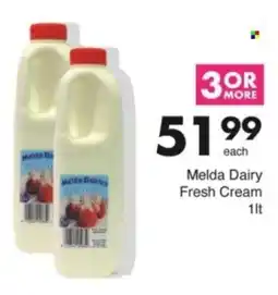 Save Hyper Melda Dairy Fresh Cream offer
