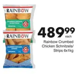 Save Hyper Rainbow Crumbed Chicken Schnitzels/ Strips offer