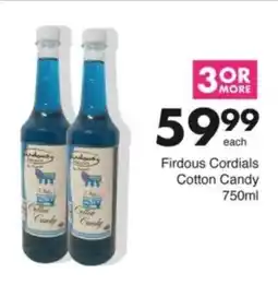 Save Hyper Firdous Cordials Cotton Candy offer