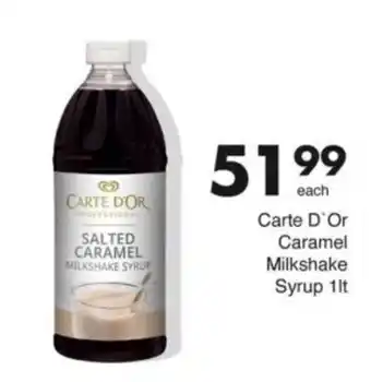 Save Hyper Carte D'Or Caramel Milkshake Syrup offer
