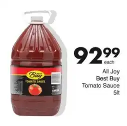 Save Hyper All Joy Best Buy Tomato Sauce offer
