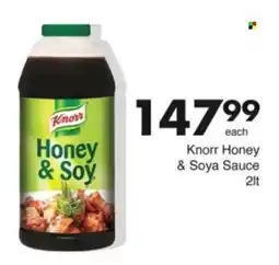 Save Hyper Knorr Honey & Soya Sauce offer