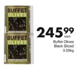 Save Hyper Buffet Olives Black Sliced offer