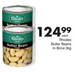 Save Hyper Rhodes Butter Beans In Brine offer