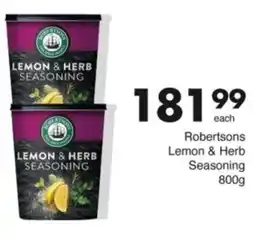 Save Hyper Robertsons Lemon & Herb Seasoning offer