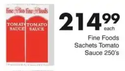 Save Hyper Fine Foods Sachets Tomato Sauce offer