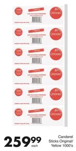 Save Hyper Canderel Sticks Original/ Yellow offer
