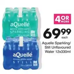 Save Hyper Aquelle Sparkling/ Still Unflavoured Water offer