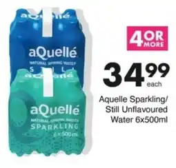 Save Hyper Aquelle Sparkling/ Still Unflavoured Water offer