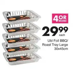 Save Hyper Ubl Foil BBQ/ Roast Tray Large offer