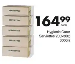 Save Hyper Hygienic Cater Serviettes offer